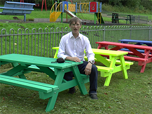 Derwent Range Recycled Plastic Junior Picnic Tables for Schools | Outdoor Furniture