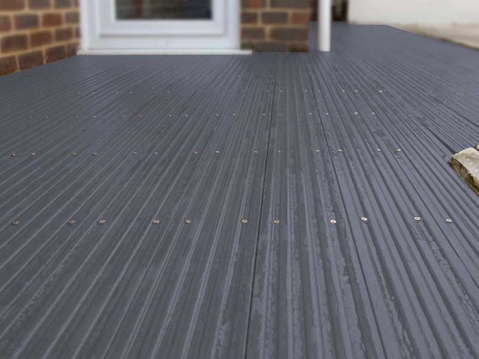 Recycled Plastic Wood Decking 120 x 20mm x 3m