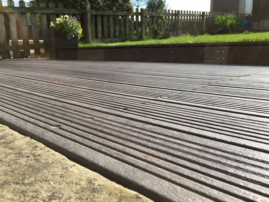 Recycled Plastic Wood Decking - 150 x 27mm x 3.6m