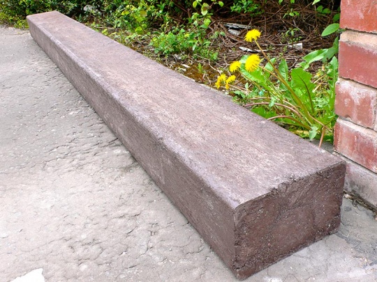 Recycled Mixed Plastic Beams  Sleepers 240 x 160mm