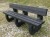 Recycled Plastic Garden Bench 4 Seater Colne by Kedel