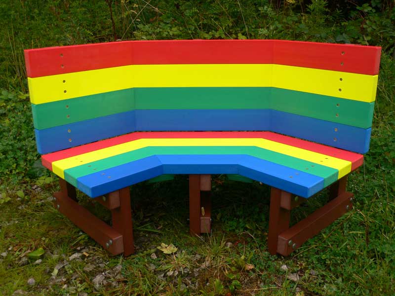 Recycled Plastic Buddy Bench from Kedel Limited
