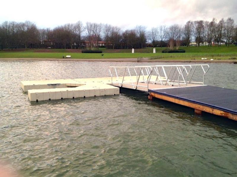 Recycled Plastic Pontoon and Decking from Kedel
