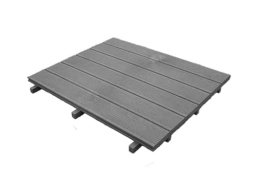 Modular Decking - Moulded Recycled Plastic Section