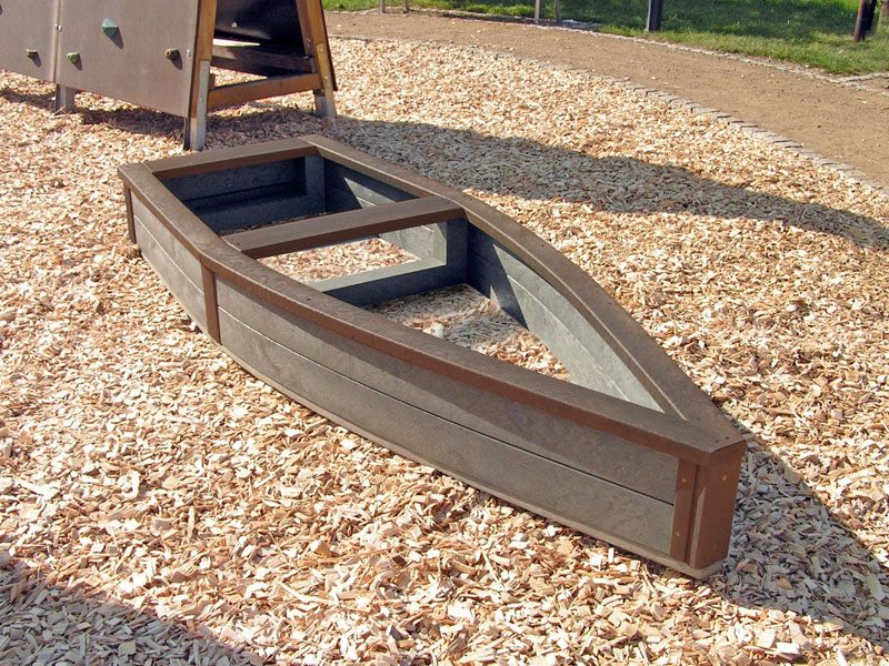 Children's Recycled Plastic Adventure Ship | Sand Box/Raised Bed