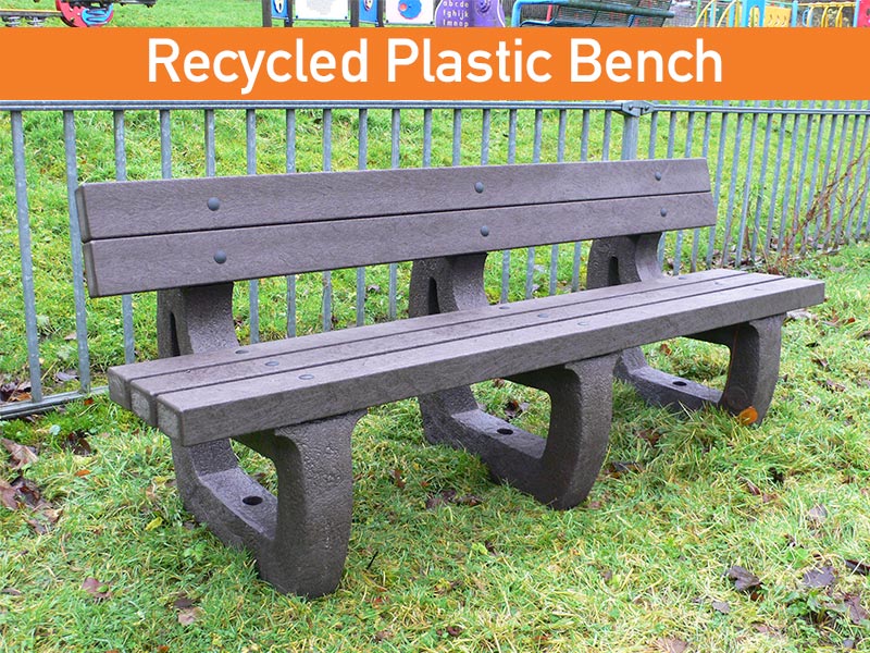 recycled plastic bench that will never rot by kedel